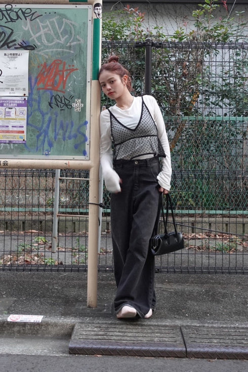 ドットチュールビスチェ